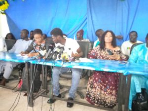 POINT DE PRESSE, PDS : Le MEEL a fait face à la presse ce vendredi...Diary Mohamed Baldé 4 IMG 20190823 WA0017