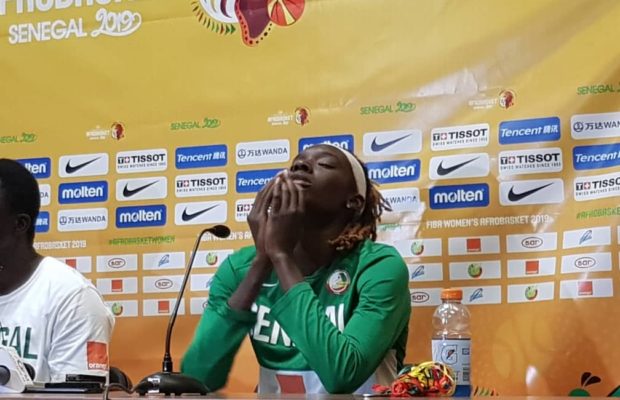 Afrobasket 2019 : Les larmes de Léna Niang en plein conférence de presse 7 Afrobasket 2019 : Les larmes de Léna Niang en plein conférence de presse
