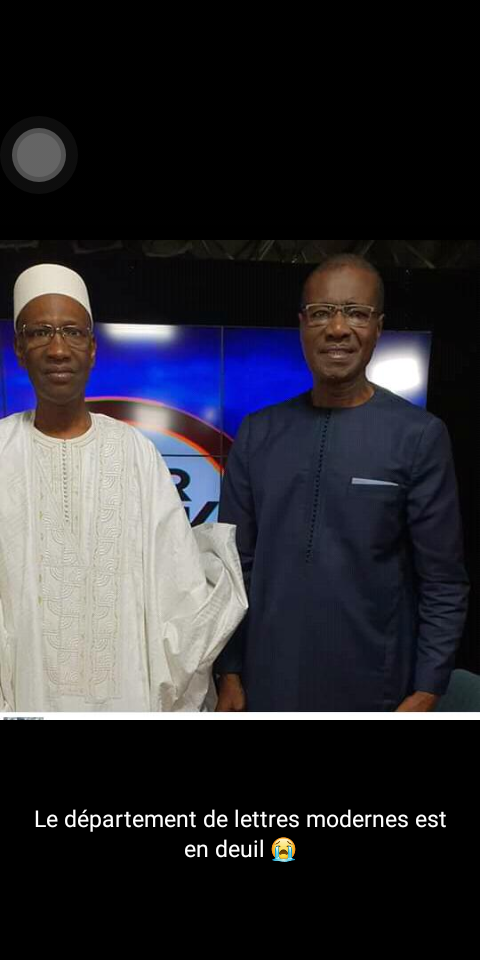 Ucad: Le département Lettres Modernes en deuil, l'éminent professeur de lettres Samba Dieng s'éteint...Diary Mohamed Baldé 18 Ucad: Le département Lettres Modernes en deuil, l’éminent professeur de lettres Samba Dieng s’éteint…Diary Mohamed Baldé