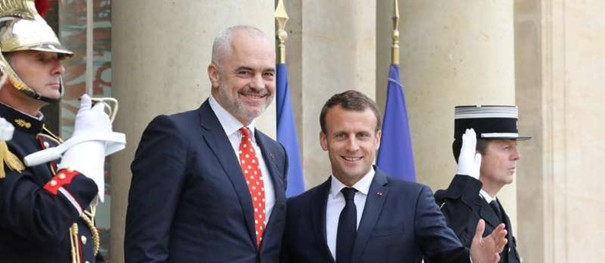 macron pm albanie