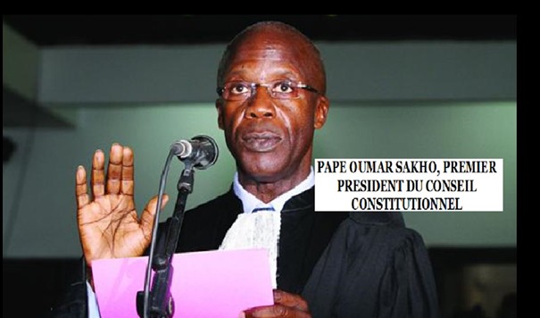 pape oumar sakho président conseil constitutionnel