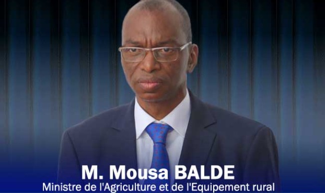 moussa baldé ministre agriculture