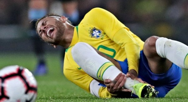 neymar blessé