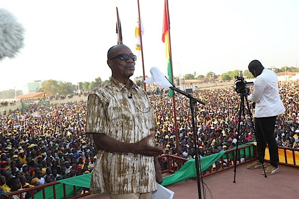 alpha condé foule kankan