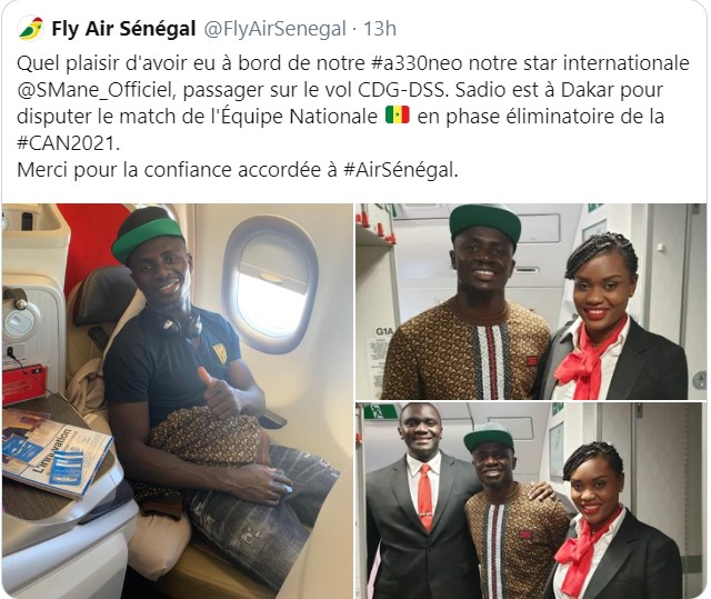 sadio mané air sénégal 1