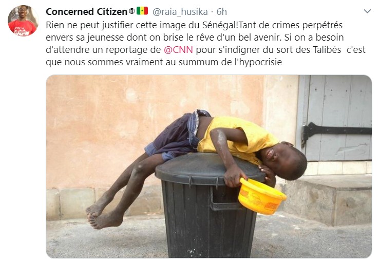 talibé dort poubelle 1