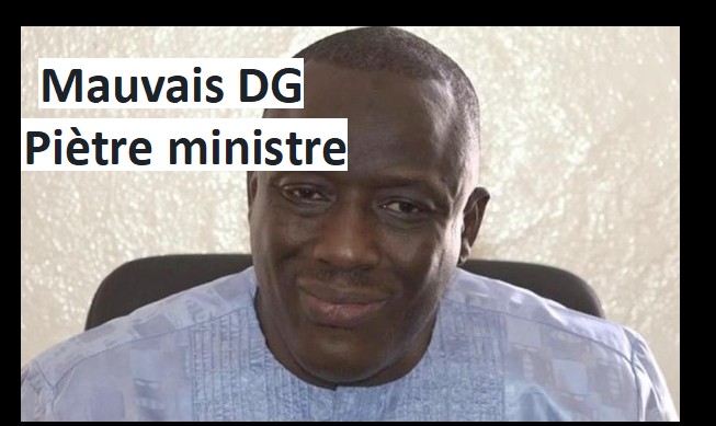 oumar hanne dg ministre