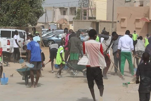 balayage rue guédiawaye