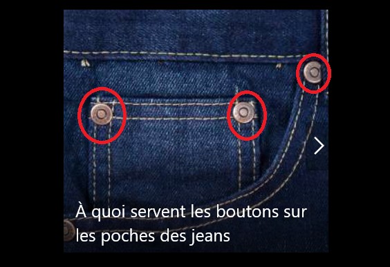 boutons jean