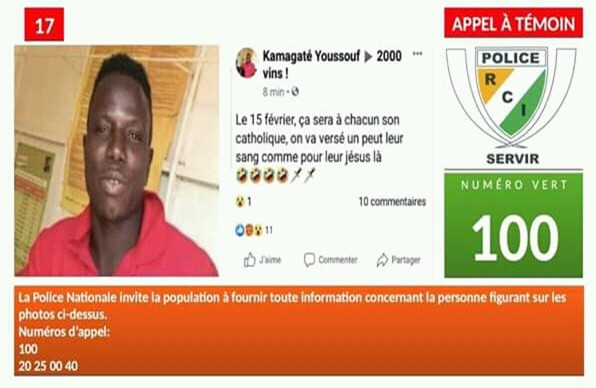 menace les chrétiens en côte divoire