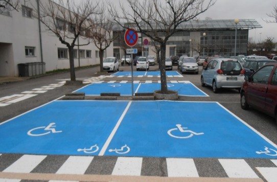 place handicapé