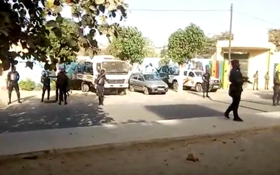 manif camp pénal police