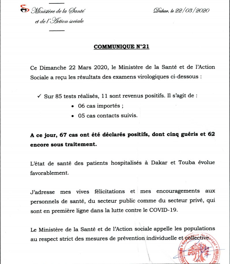 cornavirus com dimanche