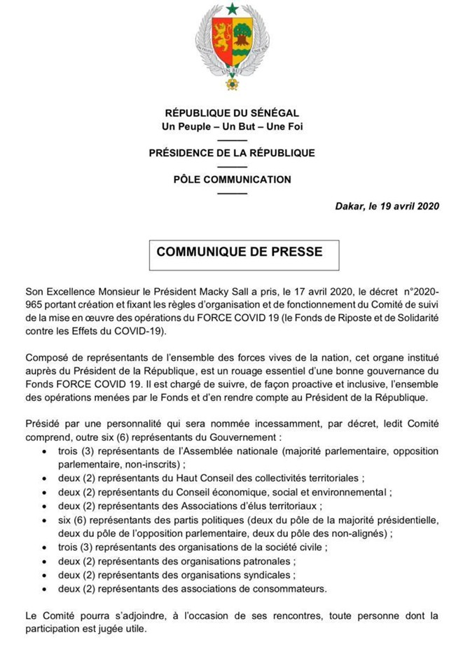 compo comié force covid