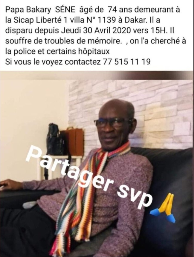 papa bakary disparu