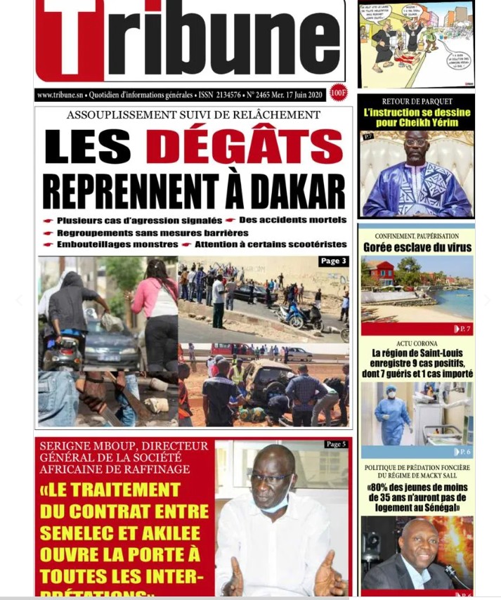Revue de presse...la hausse des morts du covid-19 à la UNE 2 presse