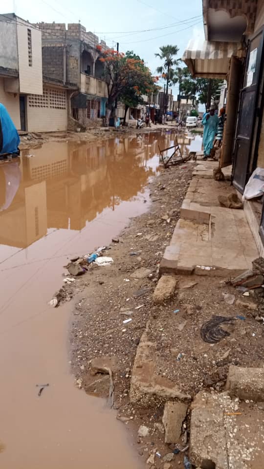 Après la pluie...Keur Mbaye Fall baigne sous les eaux 10 IMG 20200721 WA0357