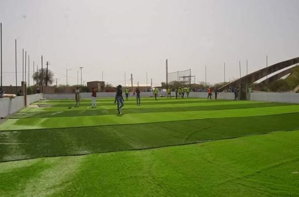 Serigne Mboup offre un terrain de foot aux sportifs de Kaolack 1 kaolack
