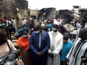 Incendie du Marché central de Kaolack: Le Président du Conseil solidaire aux victimes... 1 IMG 20200819 WA0078