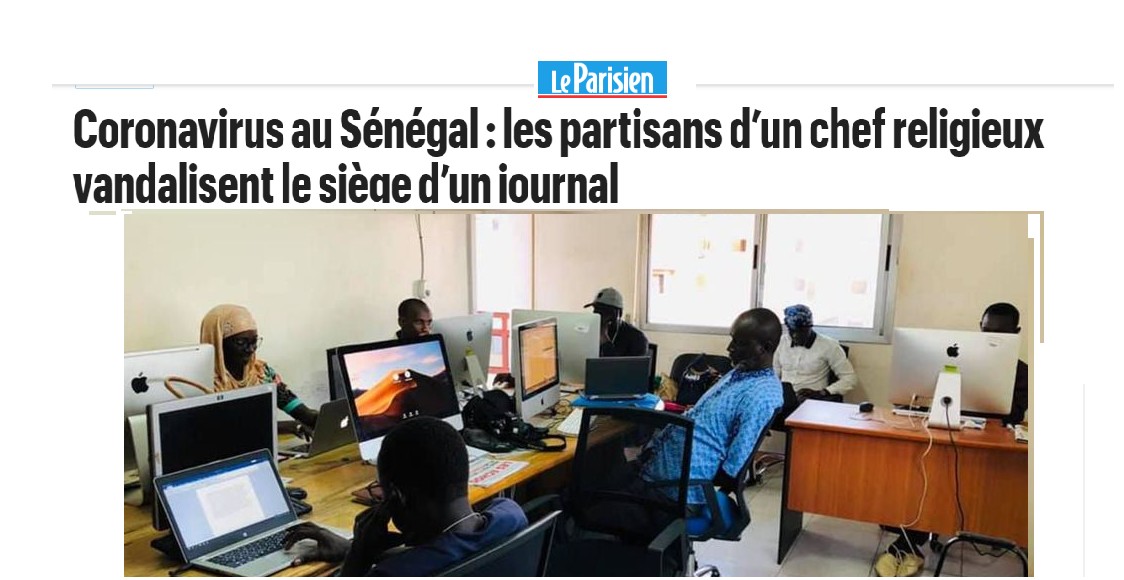 le saccage du journal Les ECHOS par la presse française