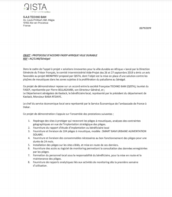 Projet des capteurs de Kaolack : Le DG de la Société française "Qista" précise… 4 Capture decran 135