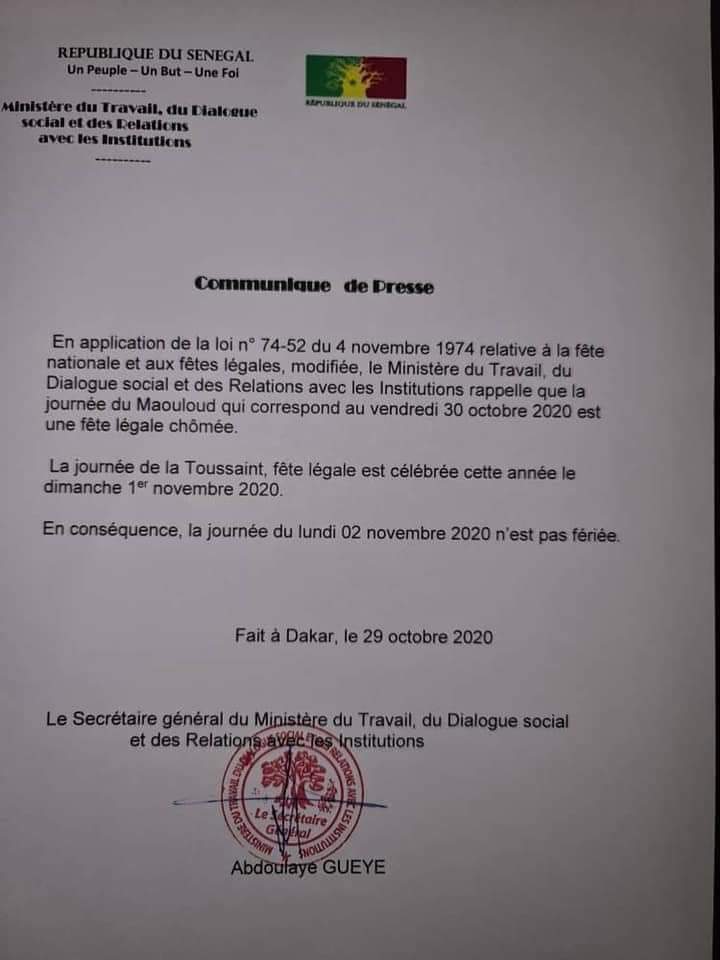 com ministre du travail