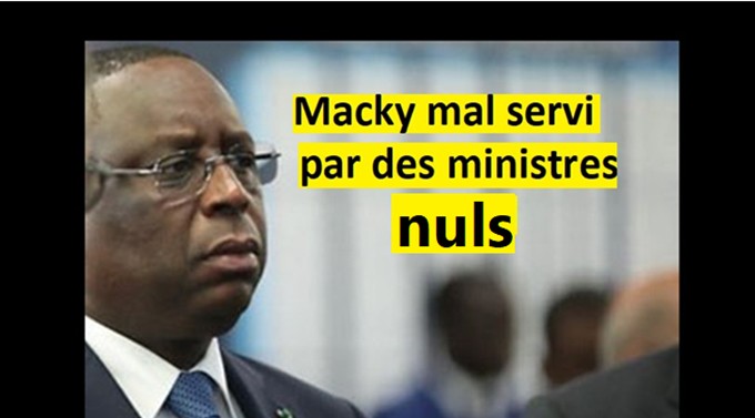 Macky le Président éternel « déshabille »…les « ministres éternels » 1 macky