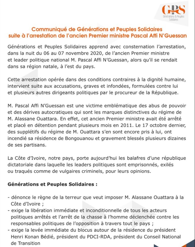 Soro accuse Ouattara d'installer la terreur en Côte d'Ivoire 1 côte d'ivoire