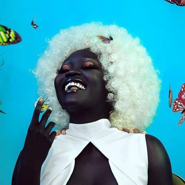 Nyakim, la fille la plus noire du monde vaut 2 milliards Nyakim, la fille la plus noire du monde vaut 2 milliards