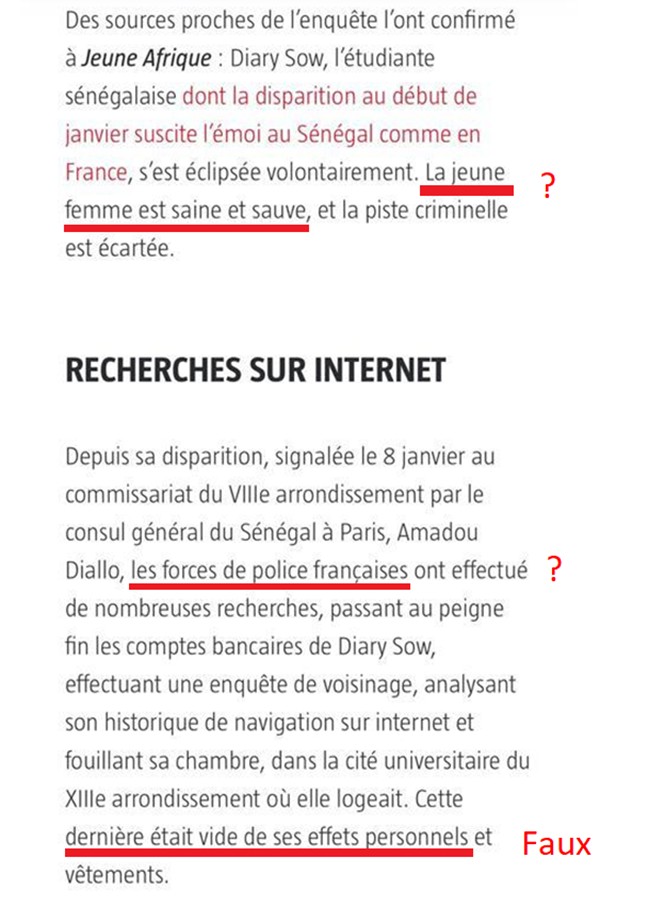 Affaire Diary Sow…le gros mensonge d’une française 2 diary