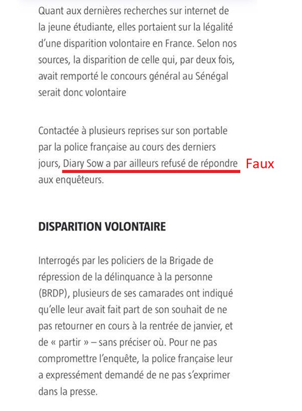 Affaire Diary Sow…le gros mensonge d’une française 3 diary