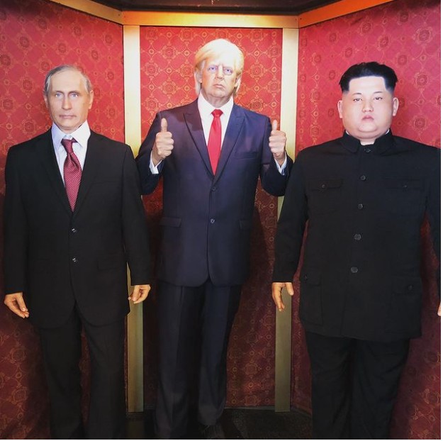 Un musée retire une statue en cire de Trump que les visiteurs frappaient (photo) 1 trump