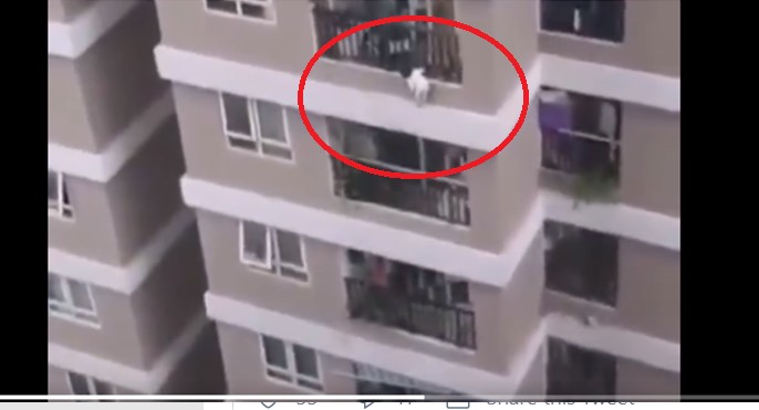 Pour échapper à un incendie…une fillette de 9 ans saute du 4ème étage