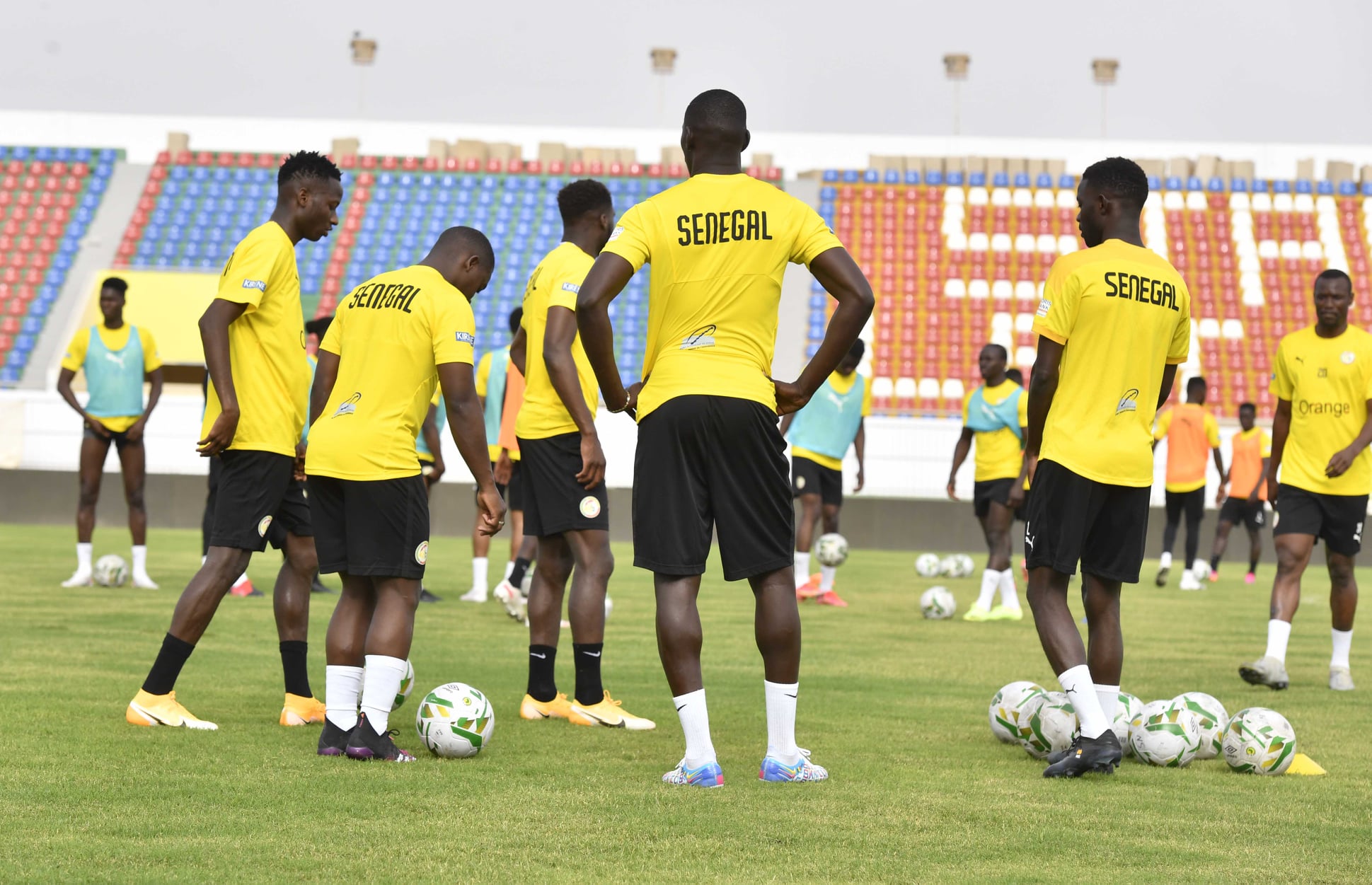 Equipe Senegal Entrainement