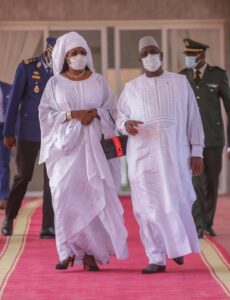 Les images de l’arrivée de Macky et Marième Faye Sall en Mauritanie 3 Macky Mauritanie 1 1