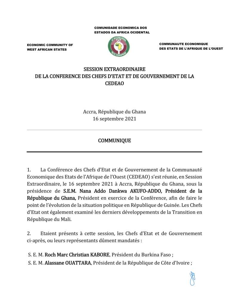FR Communiqué Final Sommet 16 septembre Situation en Guinée 210916 214413 1