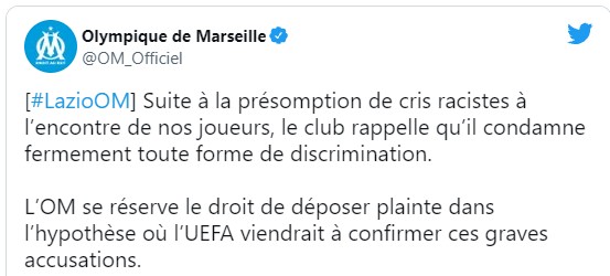 Lazio - OM : Bamba Dieng victime d'insultes racistes 1 lazio