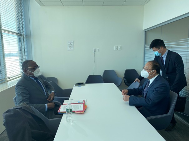 New York : Mankeur Ndiaye échange sur le mandat de la Minusca 1 minusca