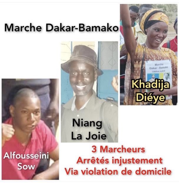 Dakar-Bamako : Trois marcheurs arrêtés à la frontière 1 1c30a495 a042 4290 8965 a636a9e6937b