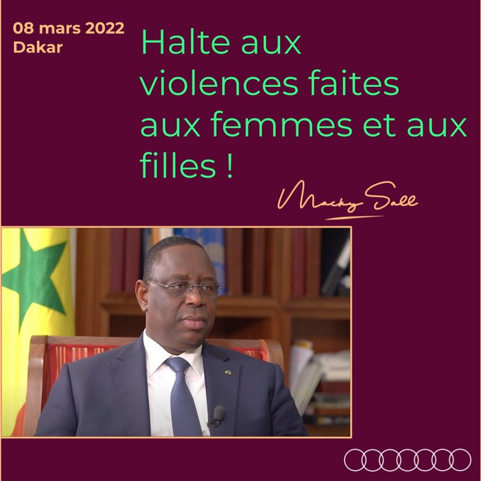 Macky Sall 8 mars