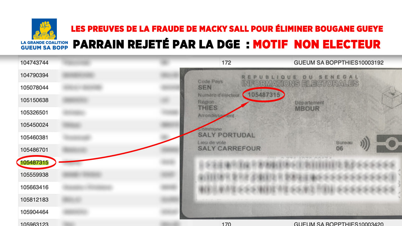 Les preuves du "complot" de Macky contre Bougane Guèye 2 283001526 3081193255529157 3399955297738121257 n