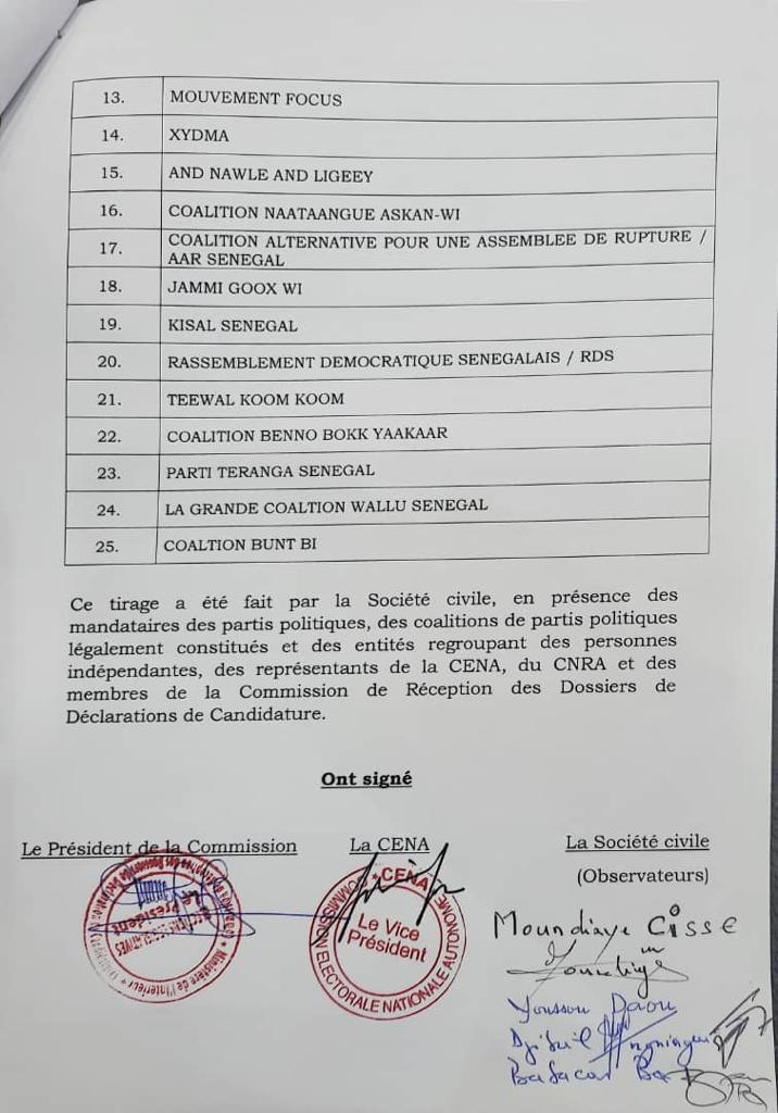 Législatives 2022 : Les résultats du tirage au sort pour les dépôts de candidatures connus ! 2 PHOTO 2022 05 05 16 29 35 1