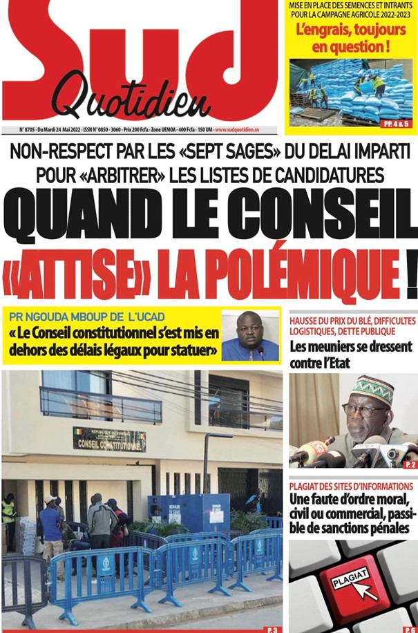 Revue de presse…Yewwi Askan Wi et l'insécurité à la UNE 3 yewwi