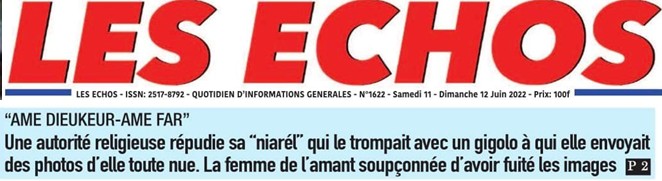 La femme du marabout avait un amant…Des photos et vidéos ont fuité 1 marabout