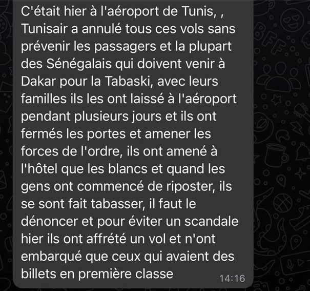 Sénégalais tabassés à l'aéroport de Tunis (images insoutenables) 1 tunis