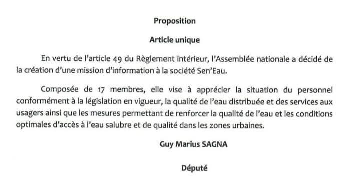 Contrôle de la Sen'Eau : Guy introduit une proposition à l'Assemblée 4 IMG 20221104 WA0059
