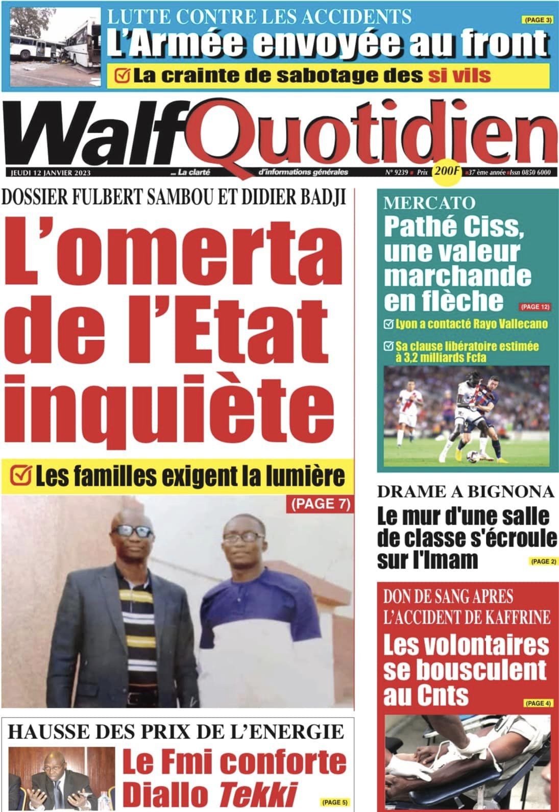 Revue de presse : sécurité routière et la Cour des Comptes à la UNE 2 comptes