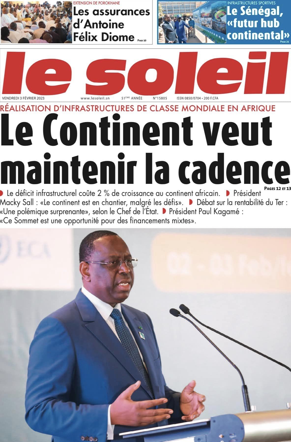 Revue de presse : Le combat Sonko-Mame Mbaye toujours à la UNE 1 sonko