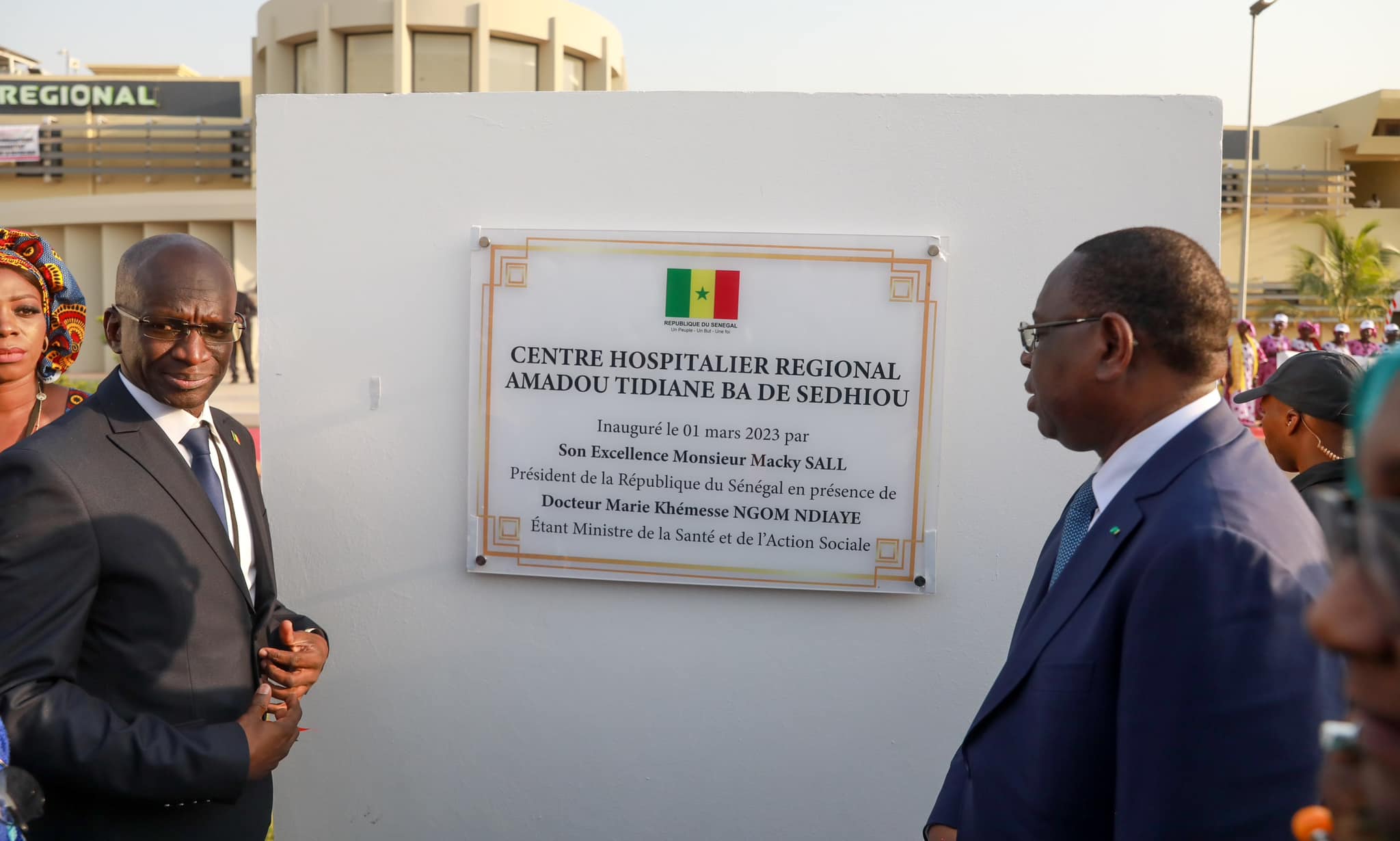 Sédhiou : Macky Sall inaugure l'hôpital Amadou Tidiane Ba (images) 1 334540769 1559367294552603 3194525446560958544 n