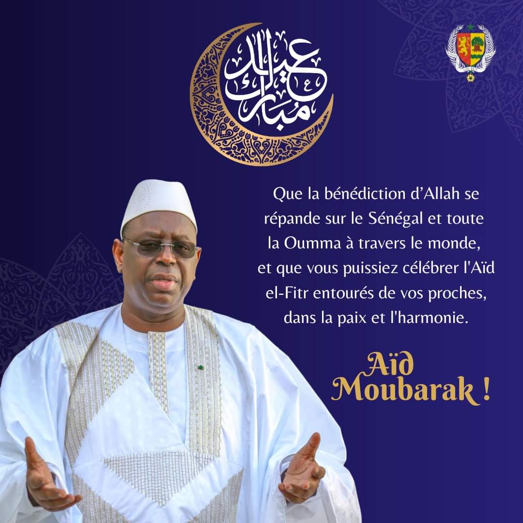 Korité 2023 : Le message de Macky Sall 1 FB IMG 1682110502569